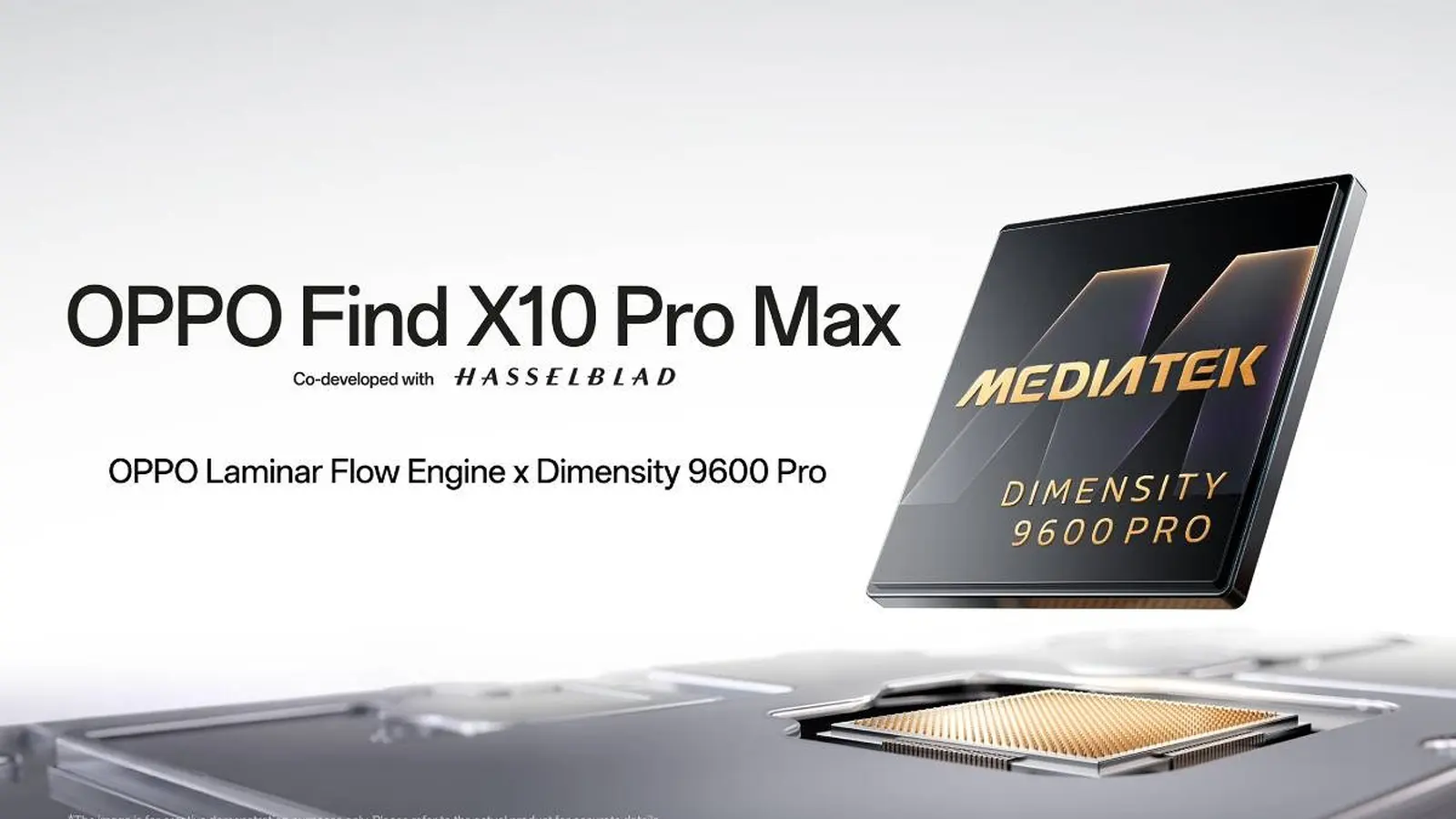 Oppo Find X10 Pro Max global lansering Dimensity 9600 Pro