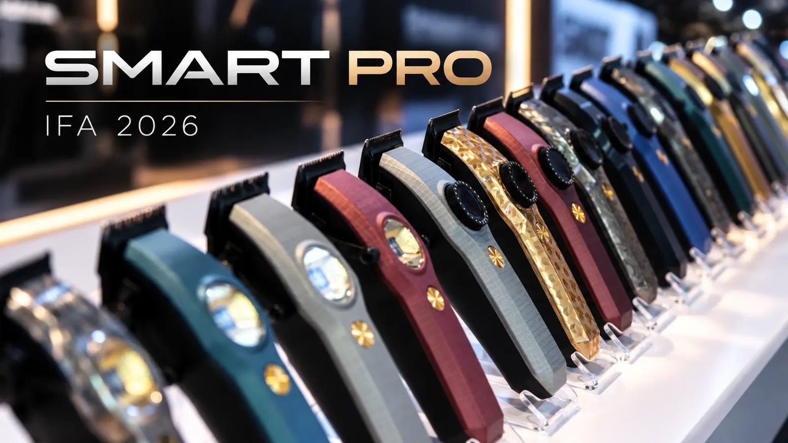 Smart Pro visar professionell sladdlös hårtrimmer med kraft