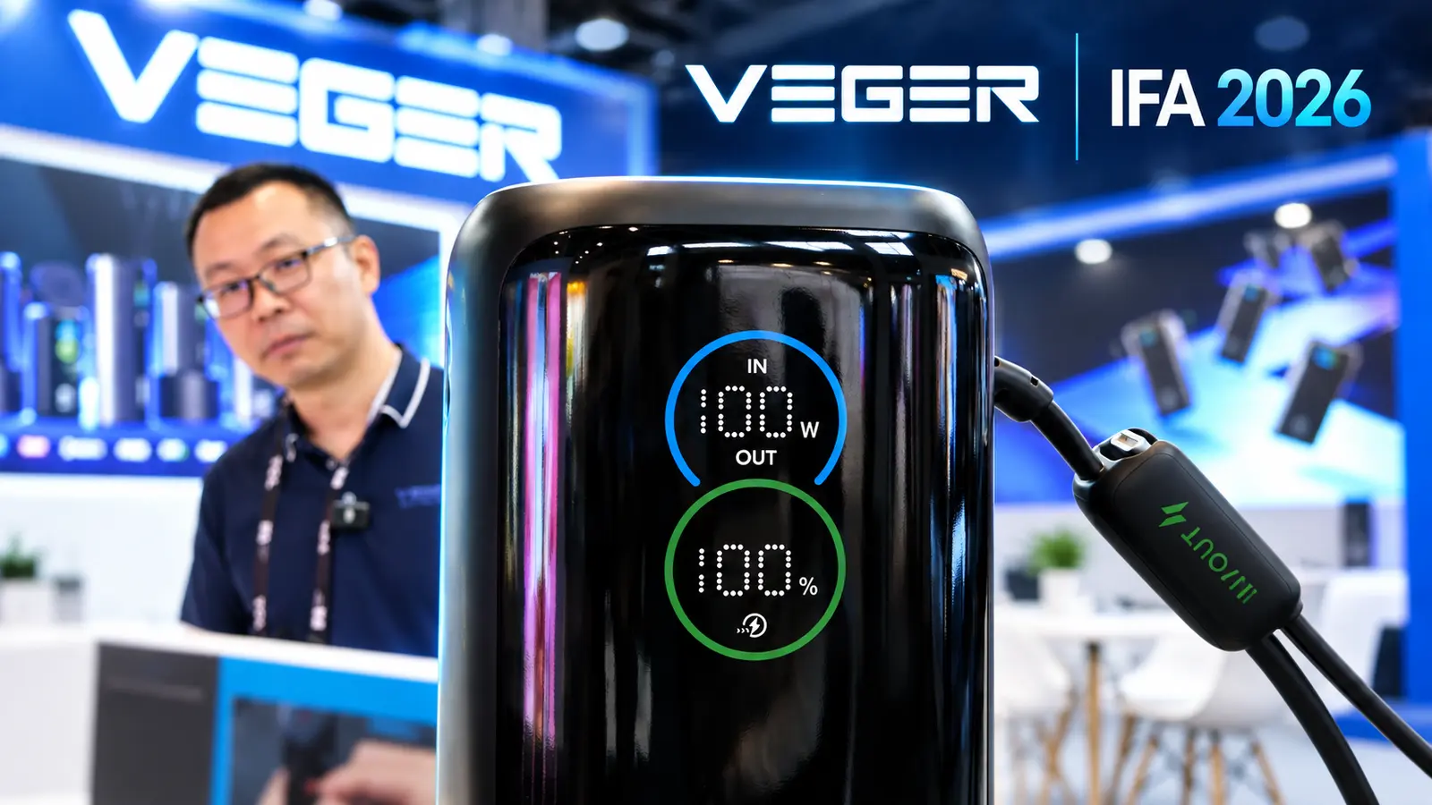 VEGER visar powerbank-serie på IFA 2026 med nya modeller