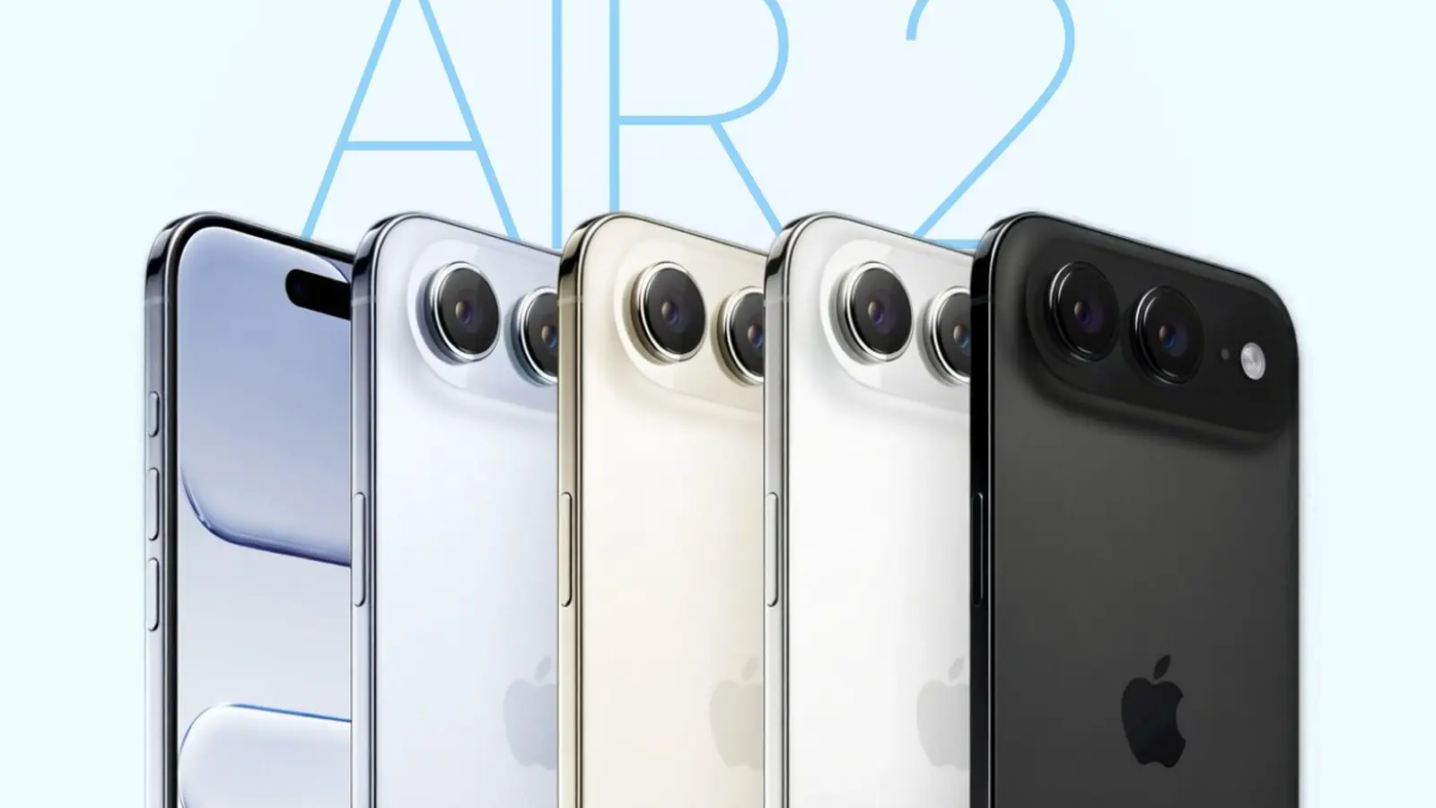 Läckta iPhone Air 2-specifikationer: 6,55-tums OLED, 2nm