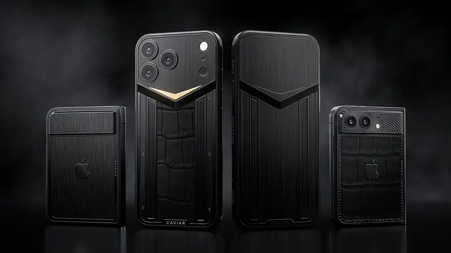 Caviar lanserar Black Edition: helsvarta iPhone 18-modeller