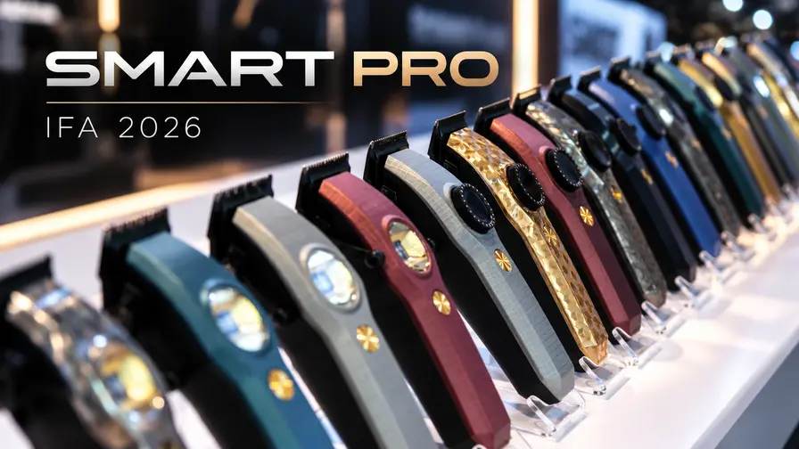 Smart Pro visar professionell sladdlös hårtrimmer med kraft