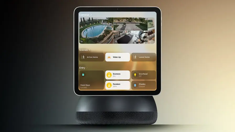 Apple Home Hub: Fotoansiktsläge speglar iPhone StandBy-läge